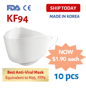 KF94 (N95, P2) Face Mask - 10pcs
