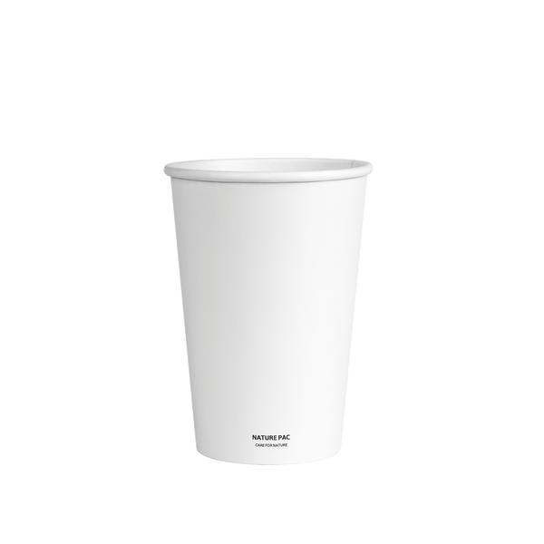 12ozC PLA Cups (80mm) - White - Nature Pac