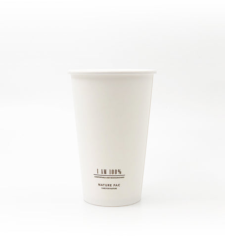 12ozC (360ml) PLA Cups - White
