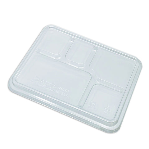 5 Comp PET Tray Lid - Clear